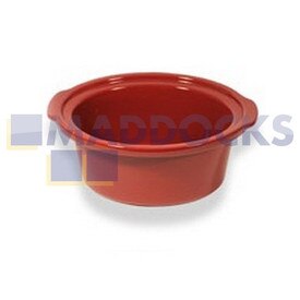 No Longer Available. Order 65-MR-59 [Morphy Richards Burgundy Ceramic Cooking Pot]