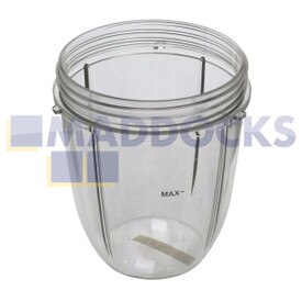 Kompatibel für NutriBullet 600W, 900W Typ Small Blender Cup Mug Jar (18oz / 500ml)