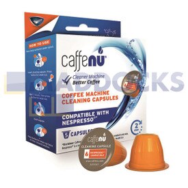 Echte Original Caffe Nu Nespresso Standard-Reinigungskapseln für Kaffeepadmaschinen (Packung mit 5 x 3 g)