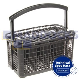 Original Besteckkorb BSH, grau (240 mm x 135 mm x 125 mm)