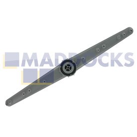 Original Sprüharm, oben, Kunststoff grau, für Hygena Diplomat ABA9240; Nardi LSI60H.A000, DW601BI, DW60BI, DW602BI, LSI60H, BD60 Baumatic BDW11
