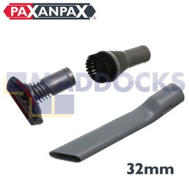 Kompatibles Aufsatzset mit Treppendüse, runder Staubbürste und Fugendüse für Dyson DC14 (32 mm)