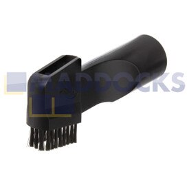 Universelle 2-in-1-Staubsauger-Fugendüse und Staubbürste aus schwarzem Kunststoff (32 mm)
