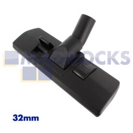 Original Wessel-Werk Bodendüse, zwei Pedale, Kunststoff schwarz (32 mm) 