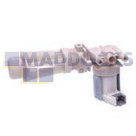 Genuine Original Indesit Solenoid Valve 1-Way 90°, Internal Diameter Output: 10mm, Capacity: 5.5l/min, Connectors: RST2.5, Volt / Hz: 220/240V - 50/60Hz