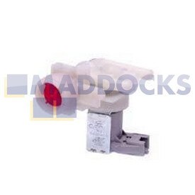 Genuine Original Indesit Solenoid Valve 1-Way 90°, Internal Diameter Output: 10mm, Capacity: 5.5l/min, Connectors: RST2.5, Volt / Hz: 120V - 60Hz