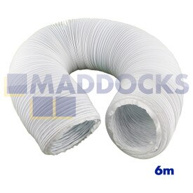 Universeller flexibler PVC-Kunststoff-Entlüftungsschlauch (4"/102 mm x 6 m)