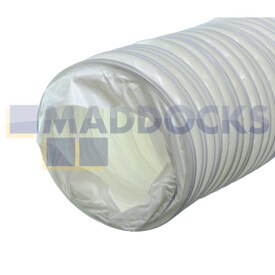 Universeller flexibler PVC-Kunststoff-Entlüftungsschlauch (6 Zoll/152 mm x 3 m)