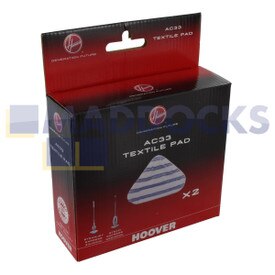 Original Textilpads Hoover (AC33, Packung mit 2 Stück)