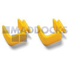 Genuine Original Numatic VER Series Yellow Versaclean Tray-Fix Wet Floor Sign Hook (Pack of 10)