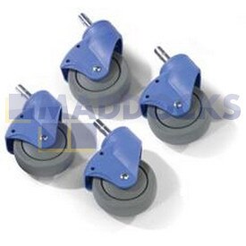 Genuine Original Numatic VER Series Blue Castors (Pack of 4)