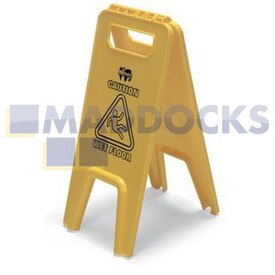 Genuine Original Numatic SIN, XTR, TWI, COM, SER Series Yellow Wet Floor Sign