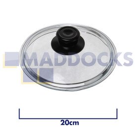 Universal Kochtopf, Wok, Bratpfanne Pyrexglasdeckel (20cm)