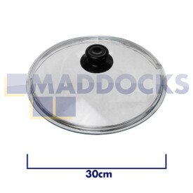 Universal Kochtopf, Wok, Bratpfanne Pyrexglasdeckel (30cm)
